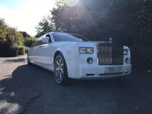 ROLLS ROYCE PHANTOM LIMO HIRE at Birmingham Limo Hire