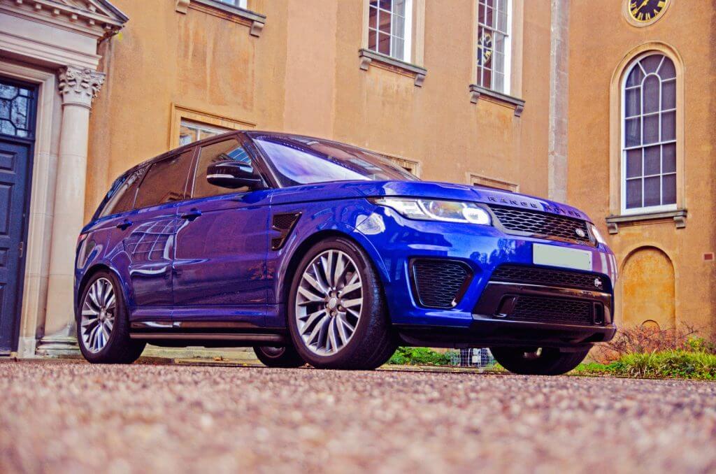 Range Rover Sport SVR prestige car hire