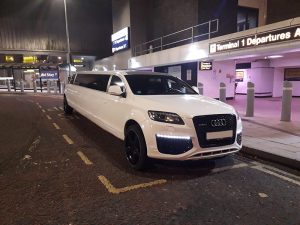 Audi Limousine Hire Front View Birmingham