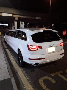 Audi Q7 Limo Rear View Birmingham