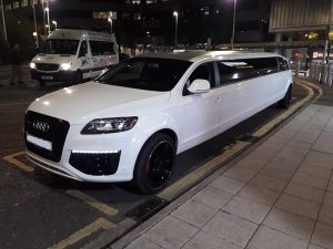 Audi Q7 Limousine Front angle View Birmingham